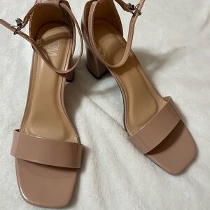 CCM Blush Block Heel Sandals